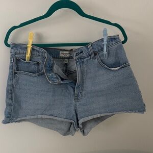 Abercrombie Light Blue Jean Shorts for Women